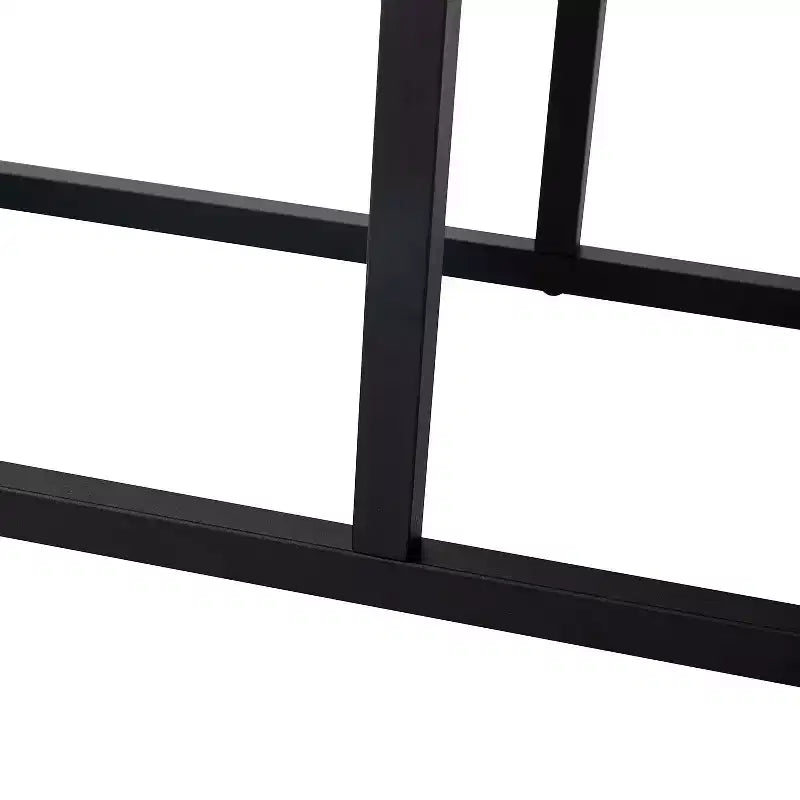Banc de chambre de 60" de large avec coussin en cuir véritable et base en métal