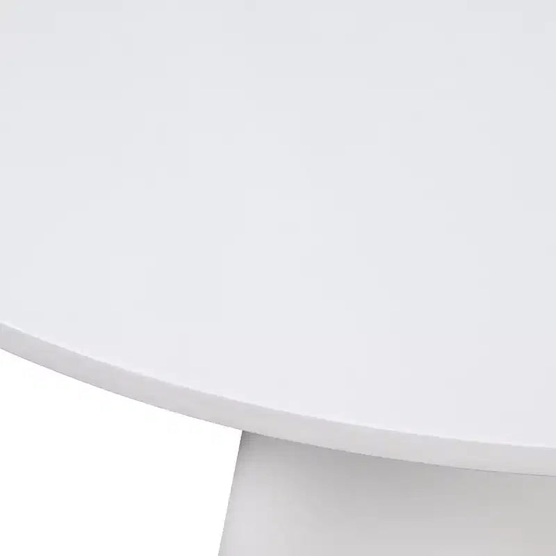 Table à manger ronde sur pied 59 po moderne