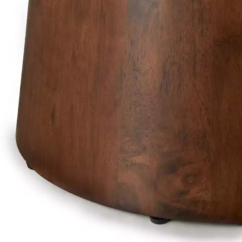 Table à manger ronde sur pied 59 po moderne