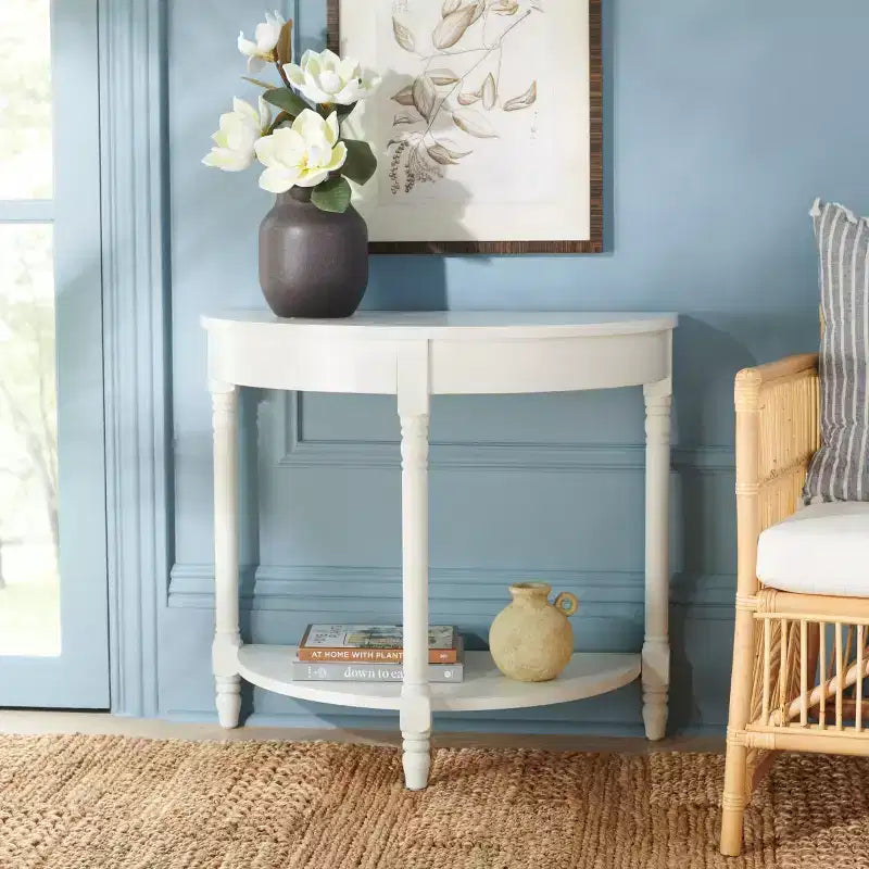 Console demi-lune de style géorgien