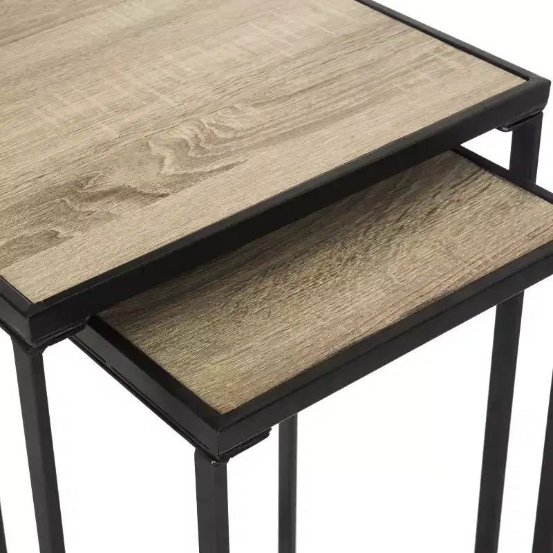 Table d'appoint contemporaine, Marron clair