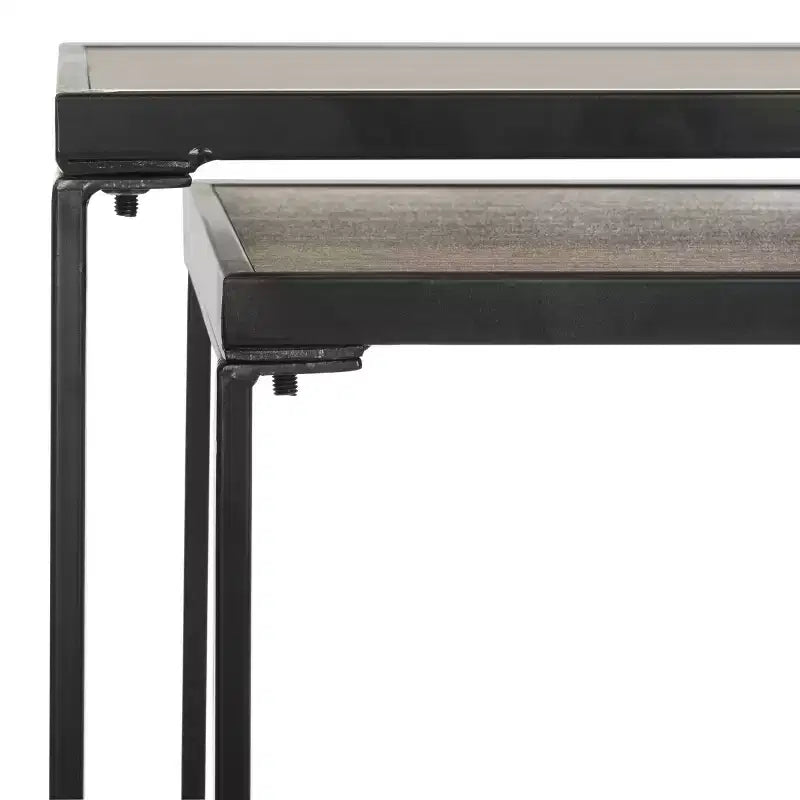 Table d'appoint contemporaine, Marron clair