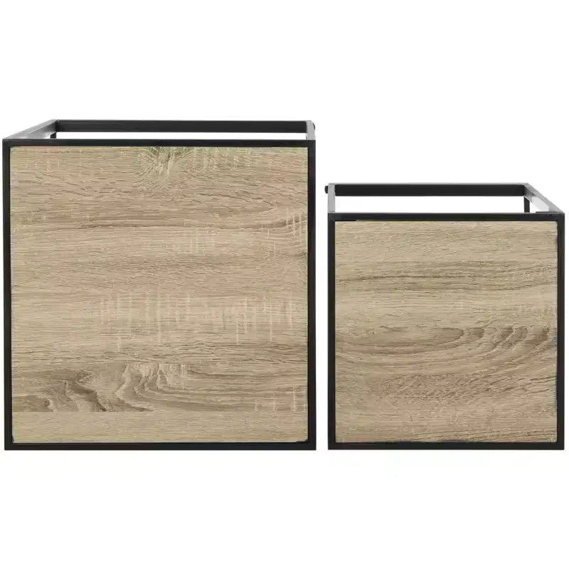 Table d'appoint contemporaine, Marron clair