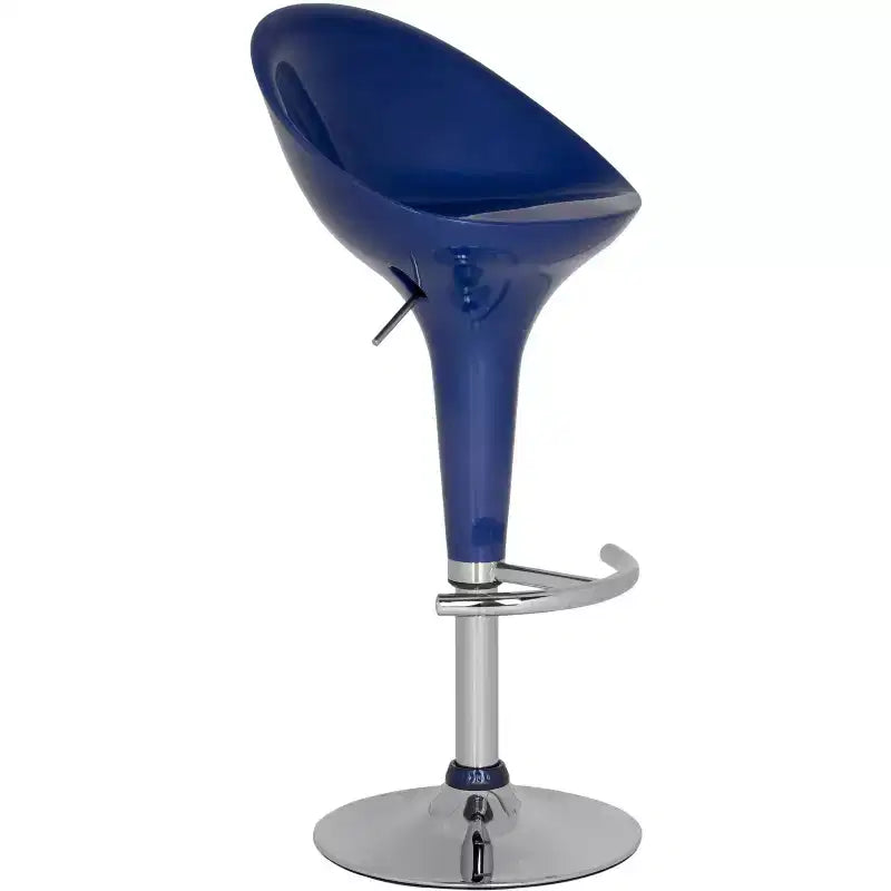 Tabouret de bar pivotant, blanc