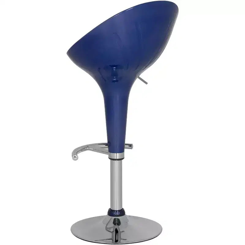 Tabouret de bar pivotant, blanc