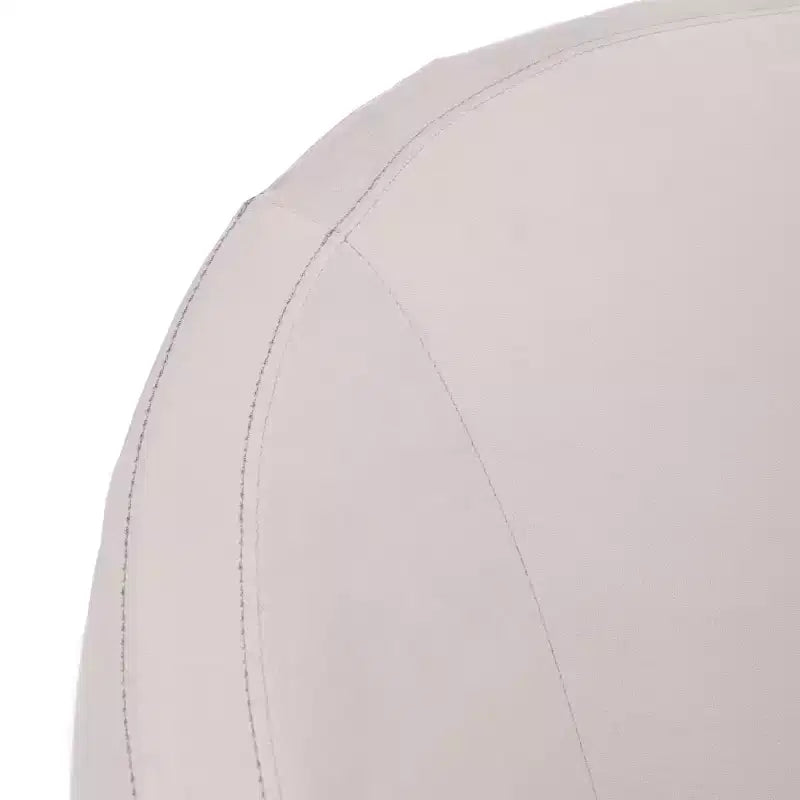 Fauteuil baignoire capitonné à fines rayures