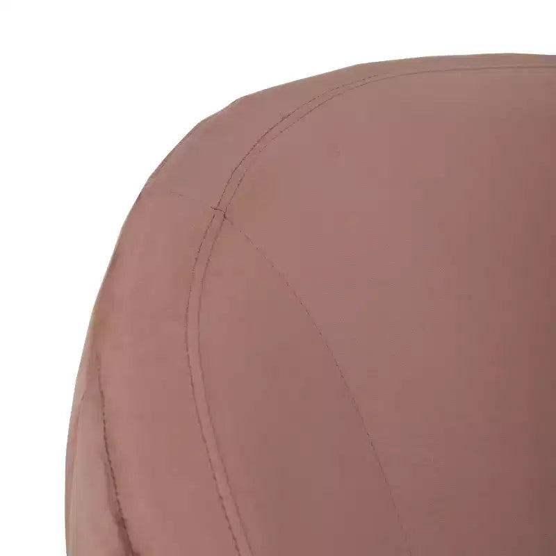 Fauteuil baignoire capitonné à fines rayures