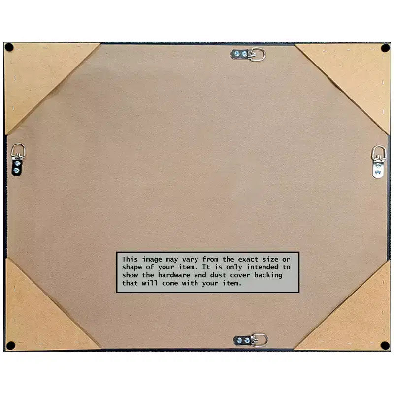 Miroir mural en bois biseauté, cadre en merisier