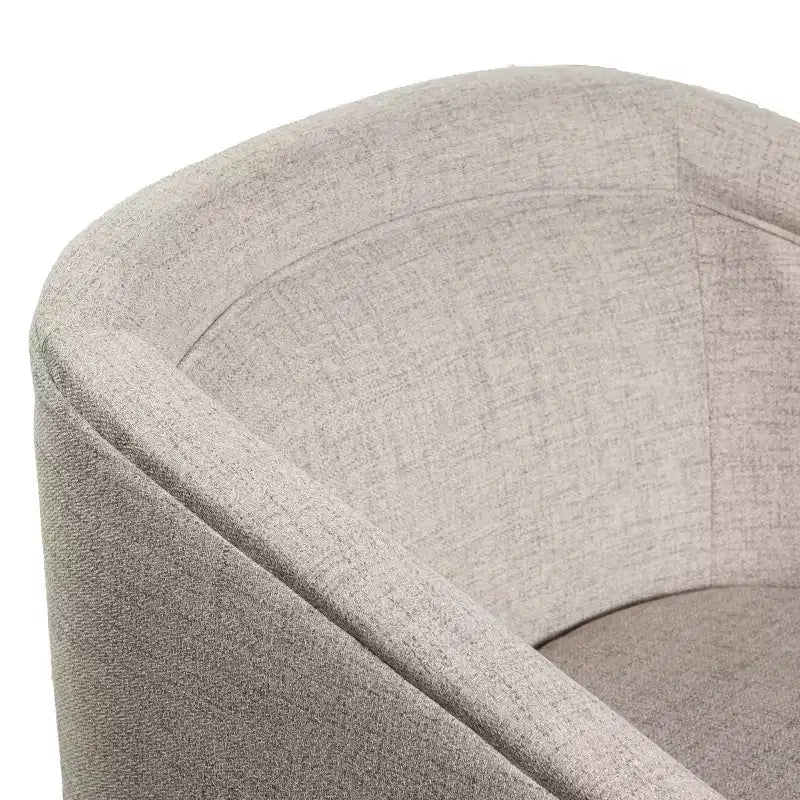 Fauteuil d'appoint commercial Club avec base pivotante à 360 degrés en métal et accoudoirs inclinés