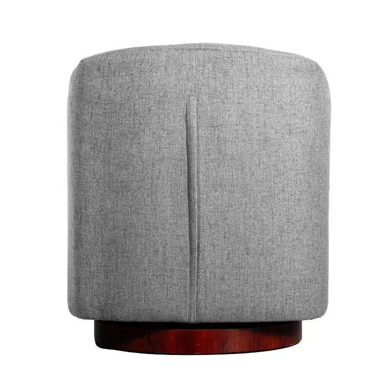 Fauteuil d'appoint commercial Club avec base pivotante à 360 degrés en métal et accoudoirs inclinés