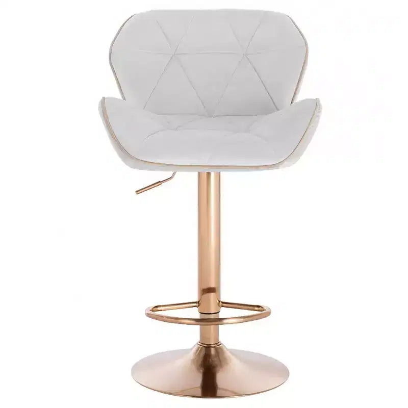 Tabouret de bar contemporain réglable avec rotation à 360°