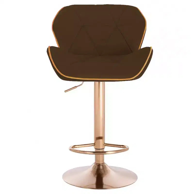 Tabouret de bar contemporain réglable avec rotation à 360°