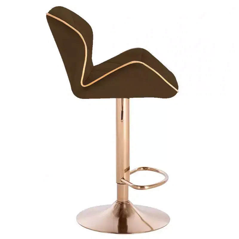 Tabouret de bar contemporain réglable avec rotation à 360°