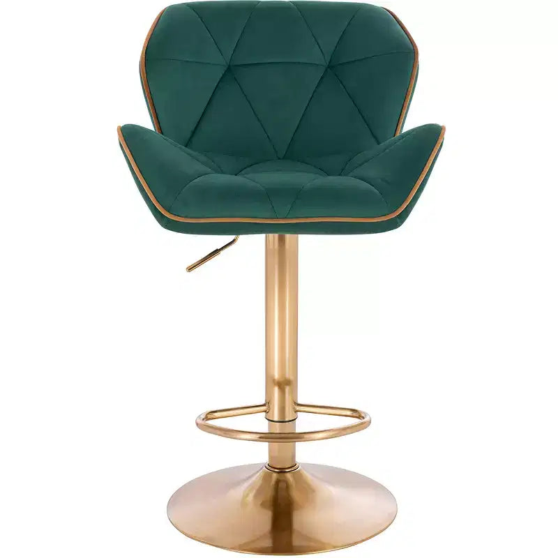 Tabouret de bar contemporain réglable avec rotation à 360°