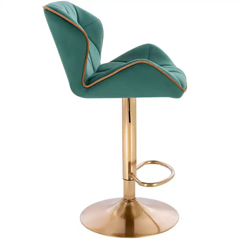 Tabouret de bar contemporain réglable avec rotation à 360°
