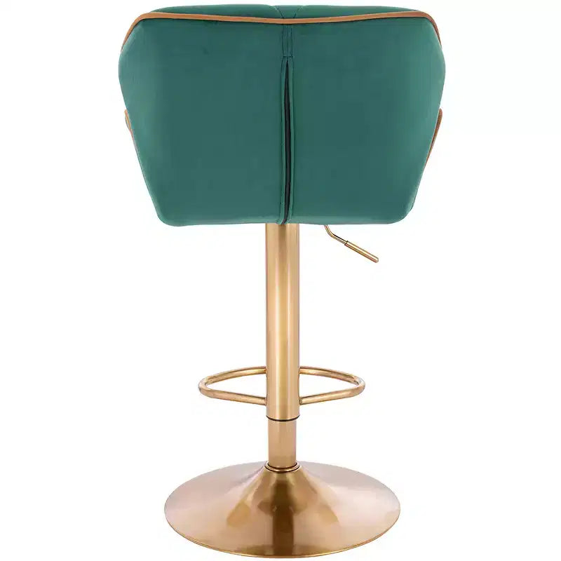 Tabouret de bar contemporain réglable avec rotation à 360°