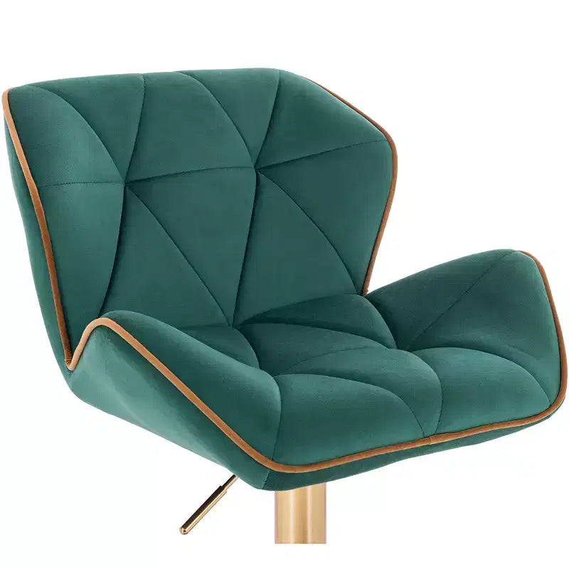 Tabouret de bar contemporain réglable avec rotation à 360°