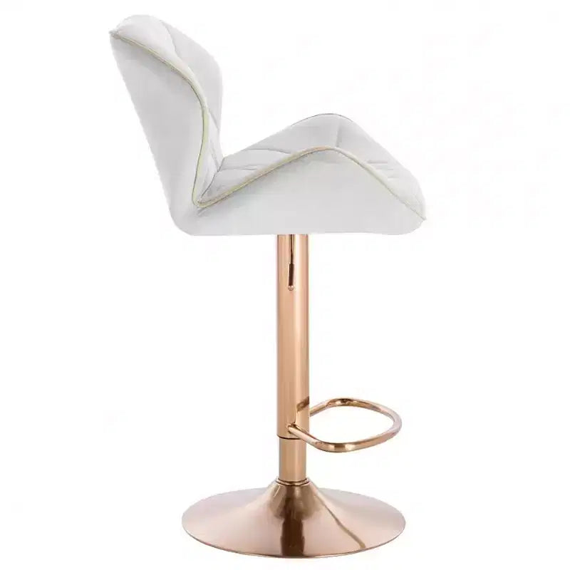 Tabouret de bar contemporain réglable avec rotation à 360°