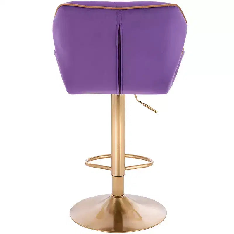 Tabouret de bar contemporain réglable avec rotation à 360°