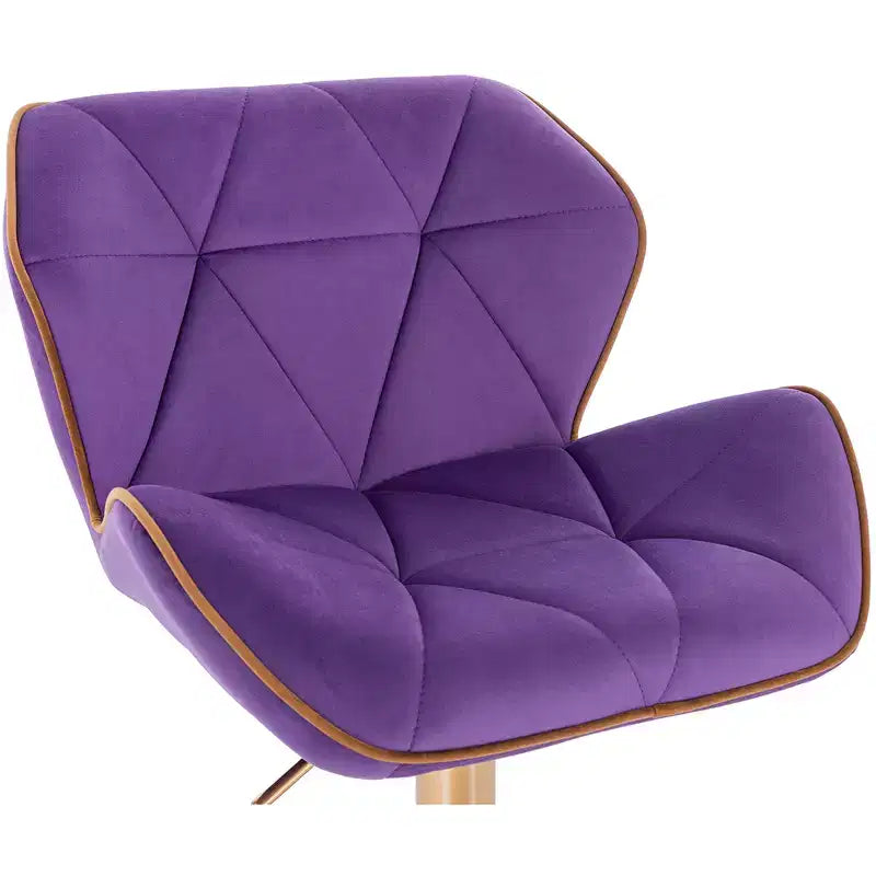 Tabouret de bar contemporain réglable avec rotation à 360°