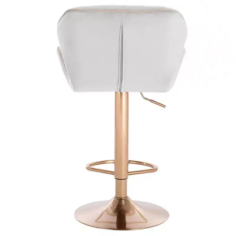 Tabouret de bar contemporain réglable avec rotation à 360°