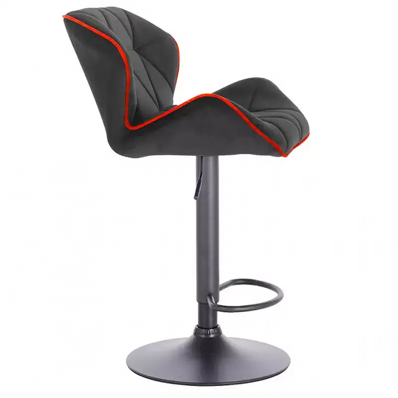 Tabouret de bar contemporain réglable avec rotation à 360°