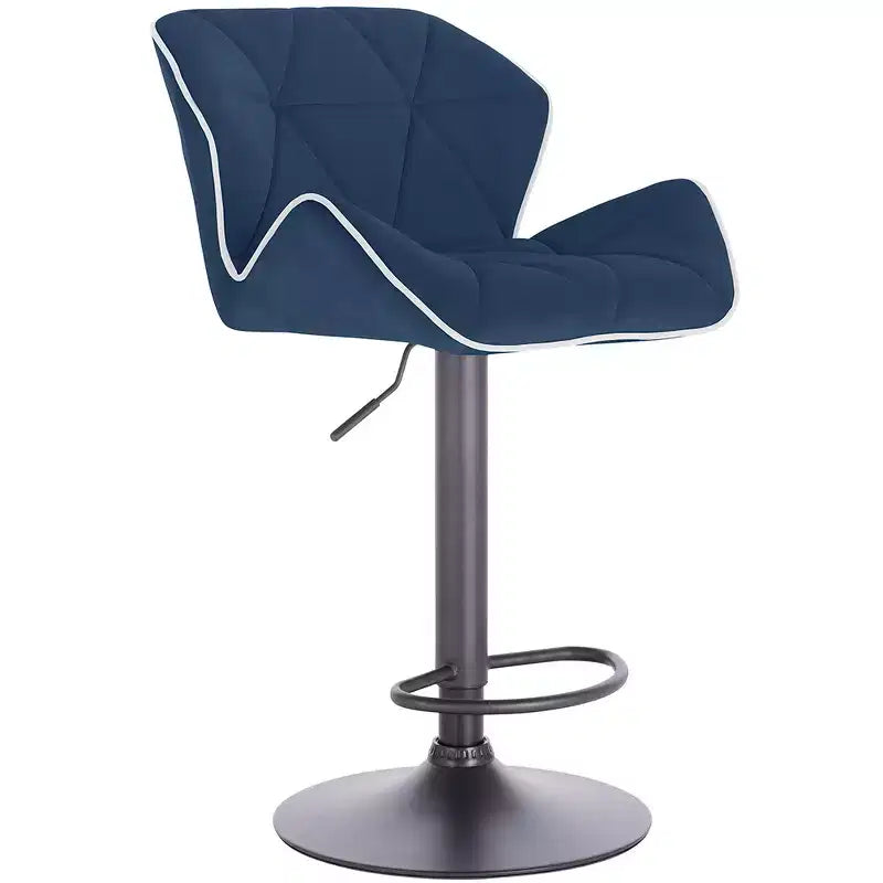 Tabouret de bar contemporain réglable avec rotation à 360°