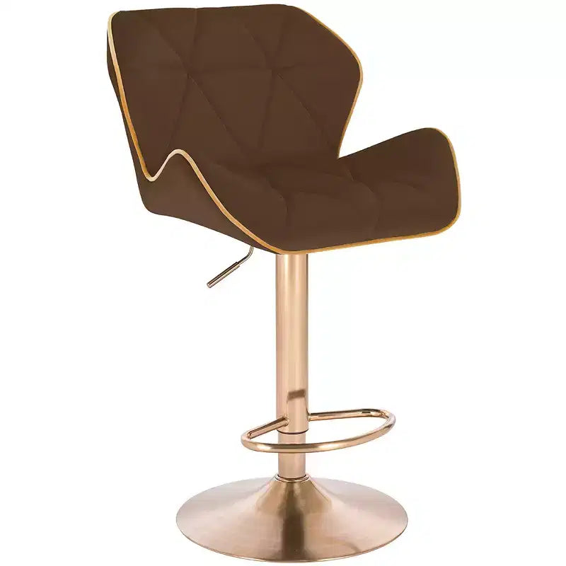Tabouret de bar contemporain réglable avec rotation à 360°