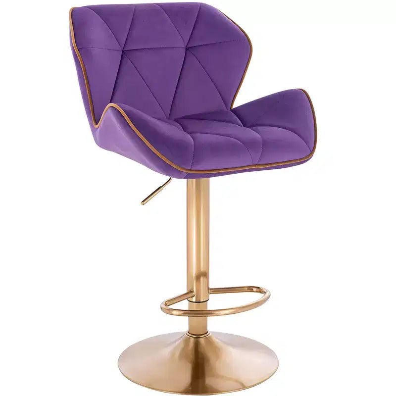 Tabouret de bar contemporain réglable avec rotation à 360°