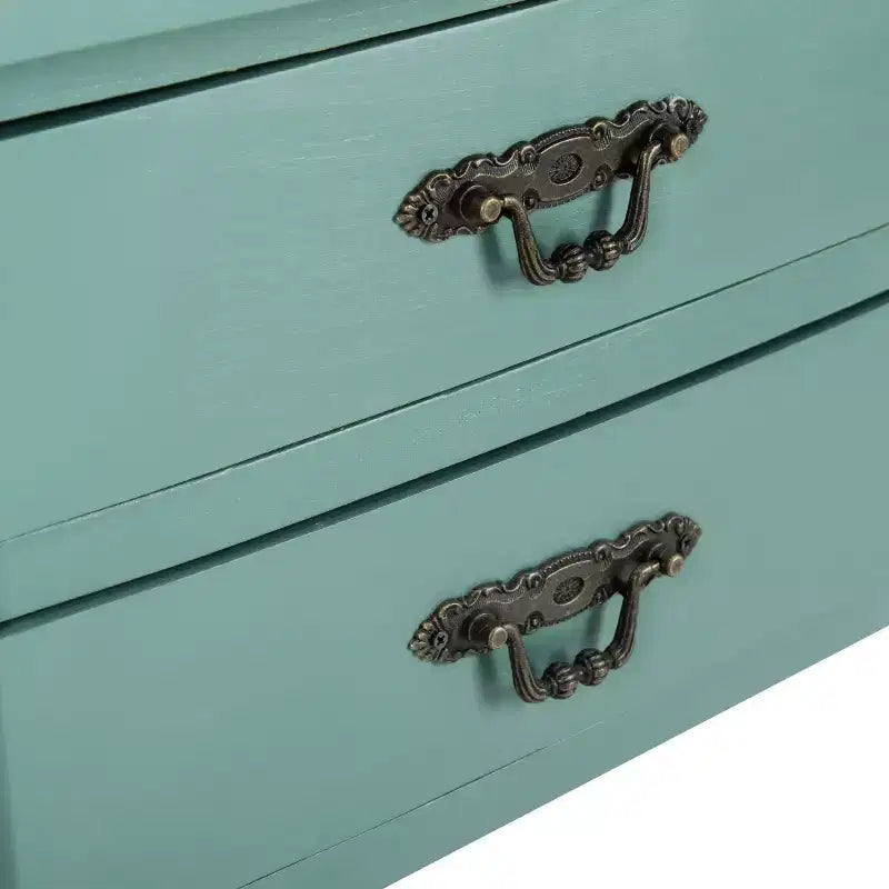 Table d'appoint de style champêtre français avec tiroir