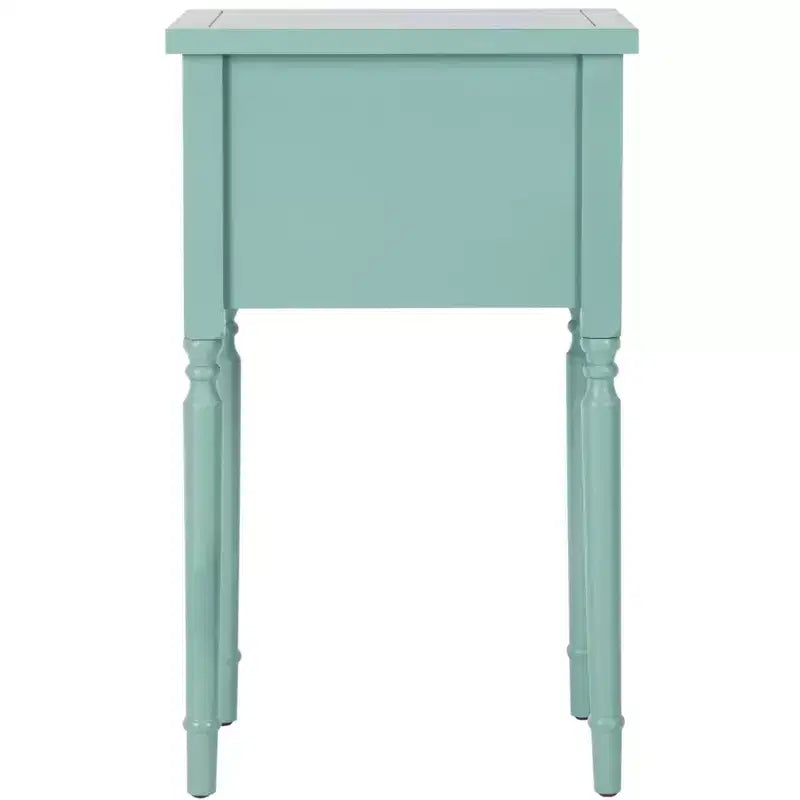 Table d'appoint de style champêtre français avec tiroir