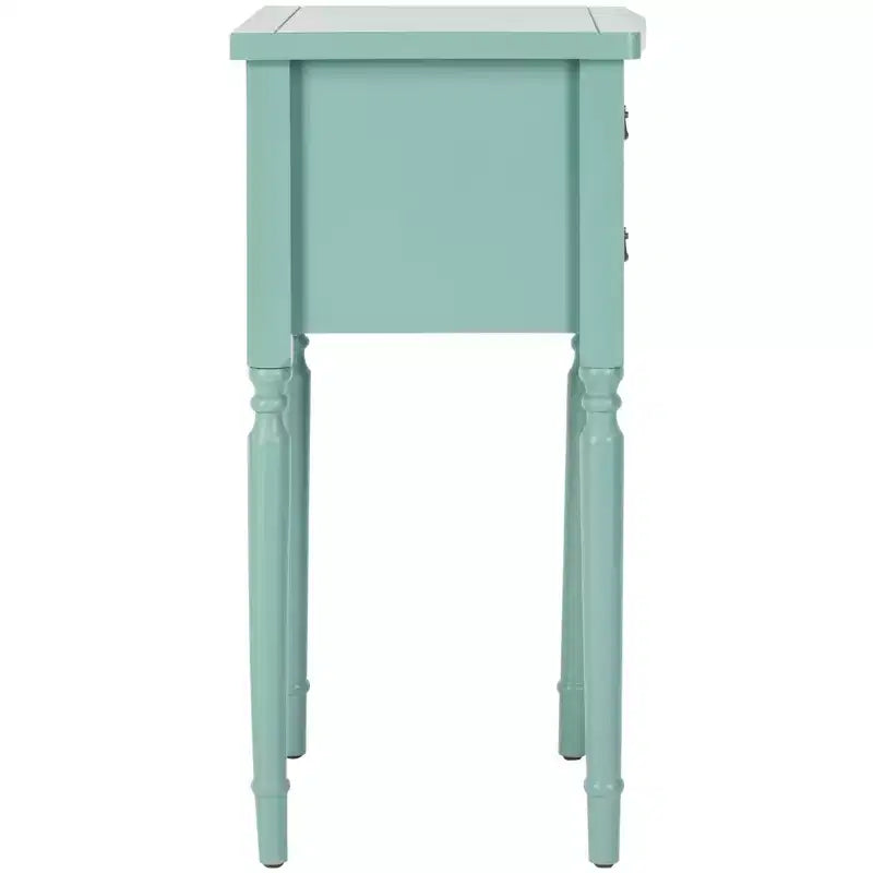 Table d'appoint de style champêtre français avec tiroir