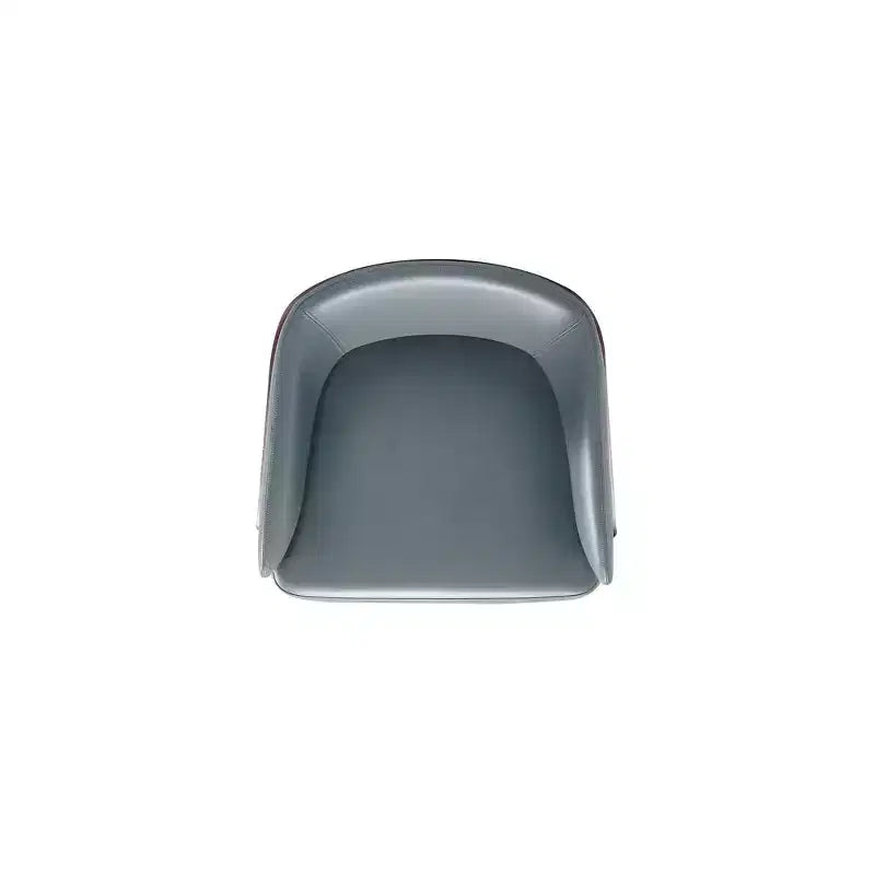 Lot de 2 chaises de salle à manger modernes rembourrées en similicuir