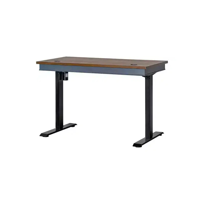 Bureau assis-debout électrique réglable de style fermier