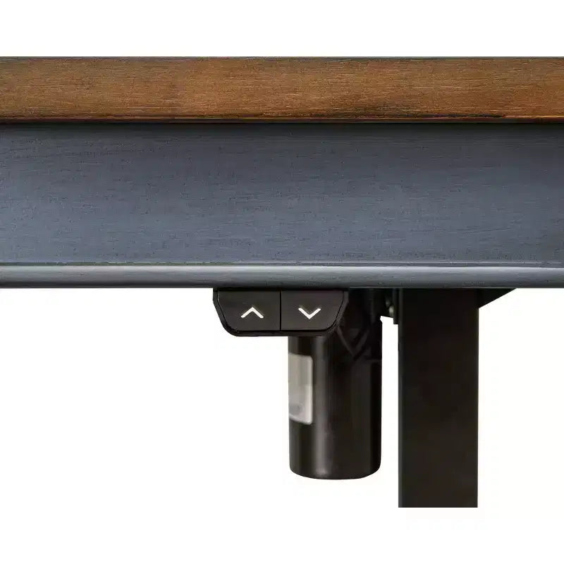 Bureau assis-debout électrique réglable de style fermier