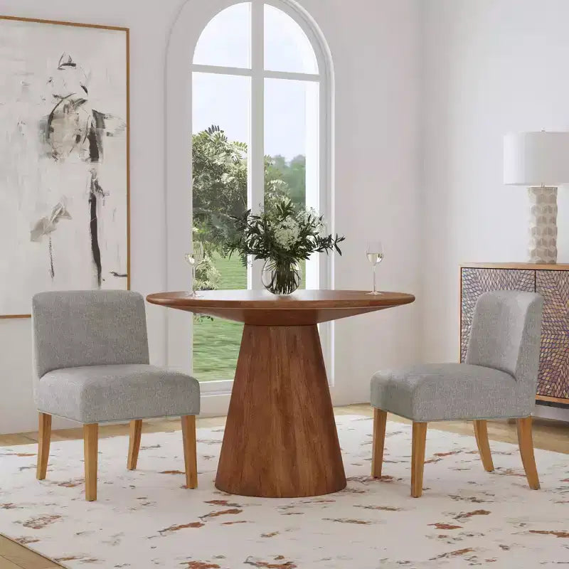 Chaise de salle à manger capitonnée