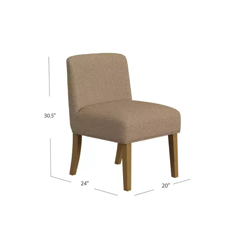 Chaise de salle à manger capitonnée