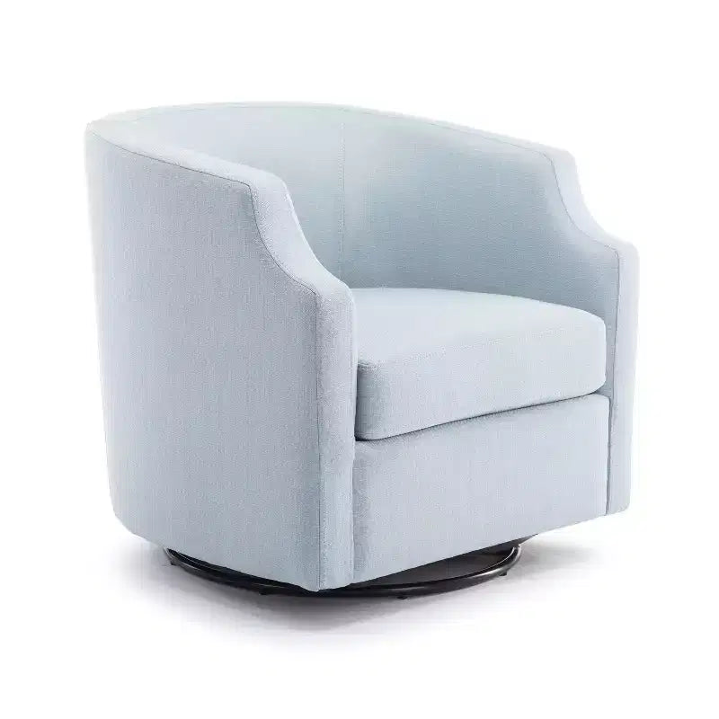 Fauteuil crapaud pivotant et inclinable, rembourré