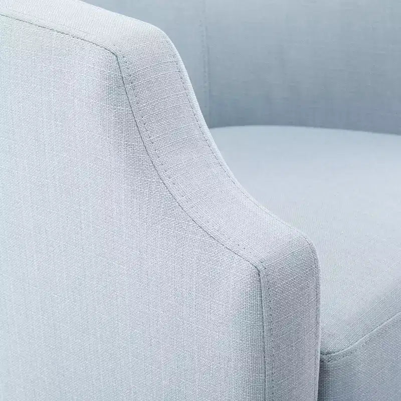 Fauteuil crapaud pivotant et inclinable, rembourré