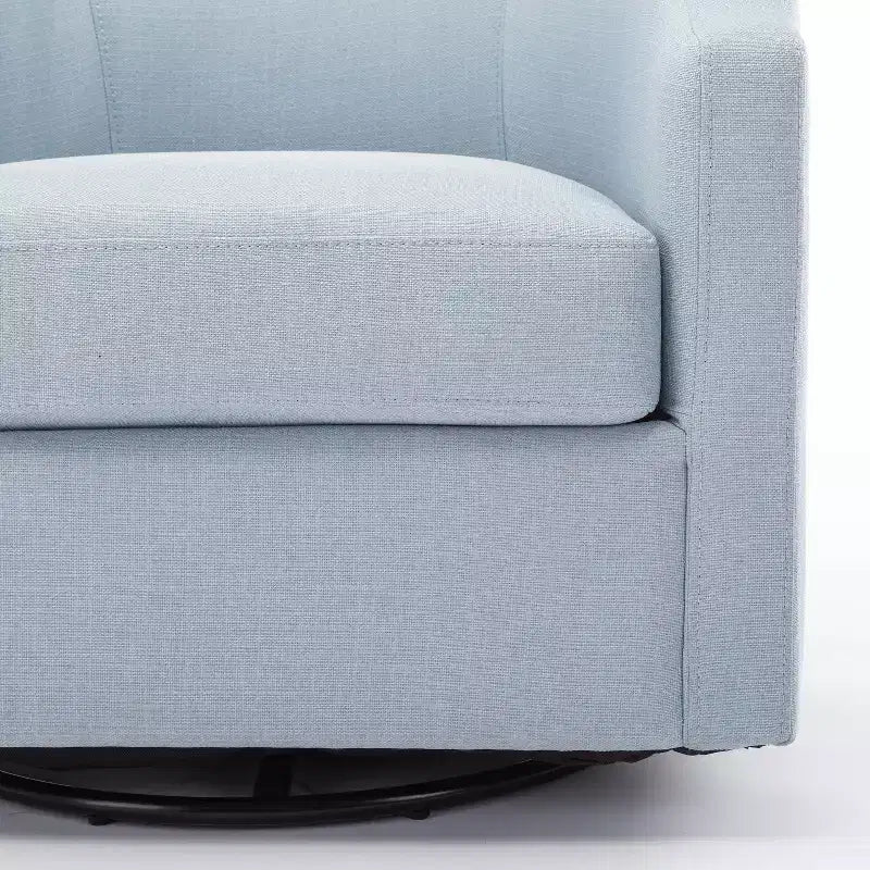 Fauteuil crapaud pivotant et inclinable, rembourré