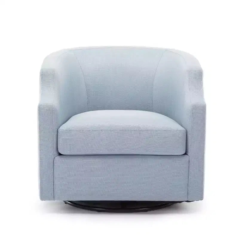 Fauteuil crapaud pivotant et inclinable, rembourré