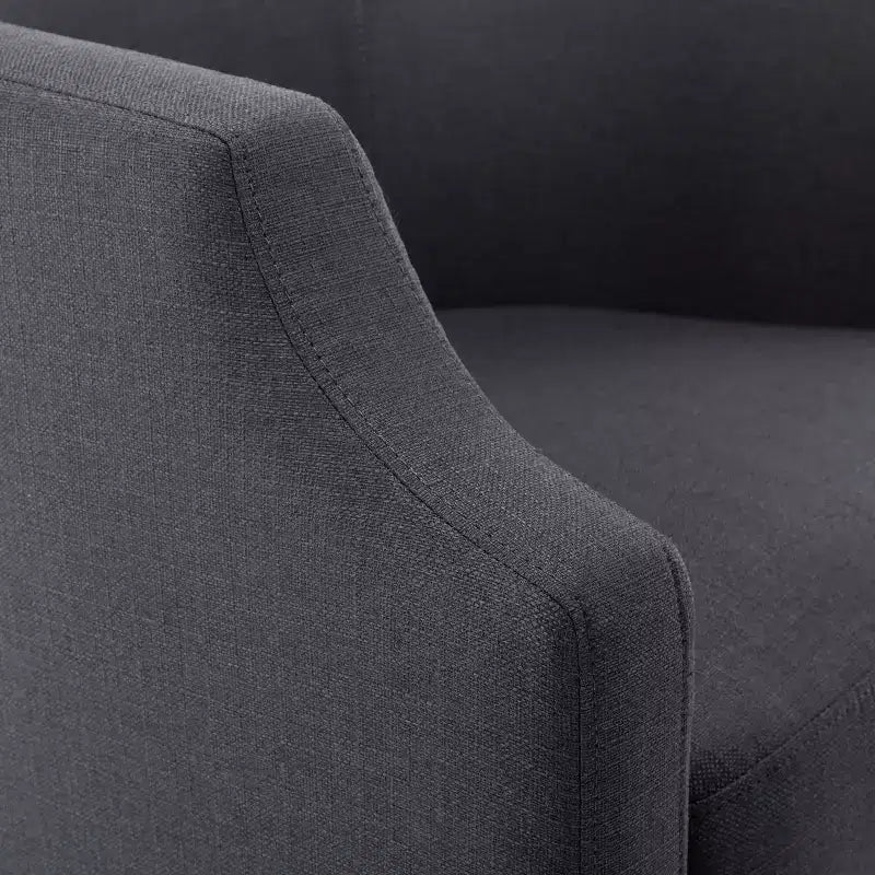 Fauteuil crapaud pivotant et inclinable, rembourré