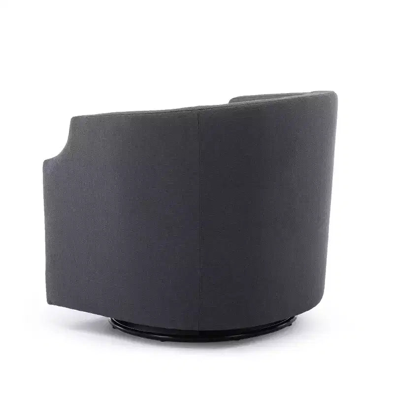 Fauteuil crapaud pivotant et inclinable, rembourré