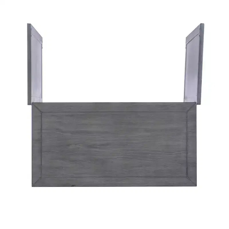 Meuble d'appoint 2 portes, 2 étagères en bois massif