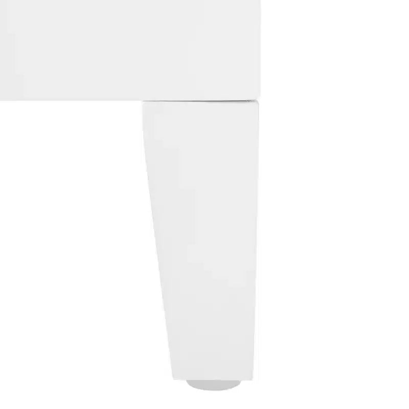 Meuble TV 2 portes 1 niche, blanc